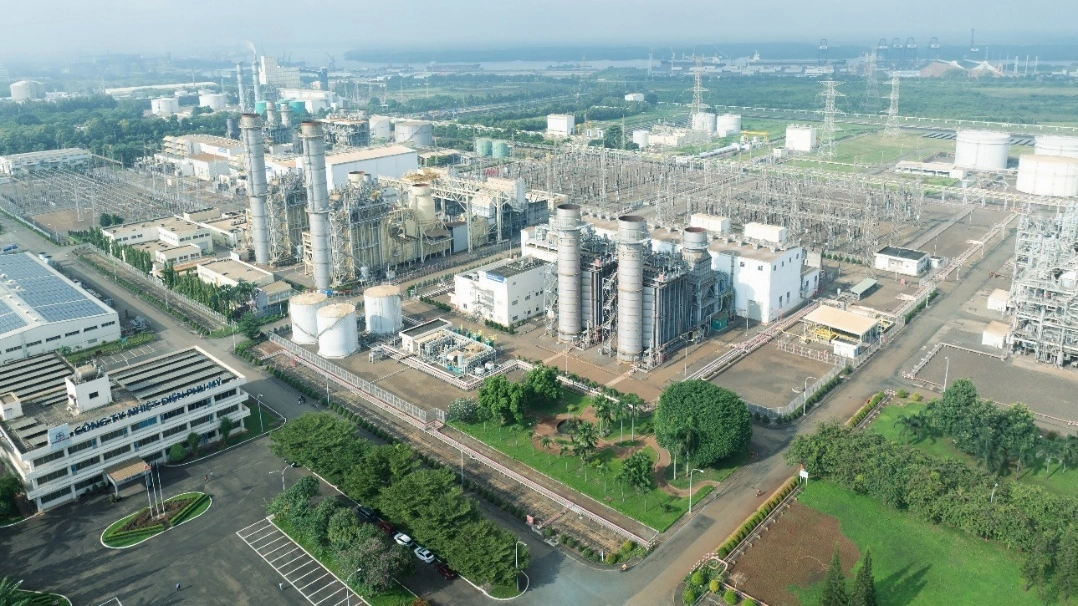 Toàn cảnh các nhà máy nhiệt điện khí thuộc Công ty Nhiệt điện Phú Mỹ, đơn vị nòng cốt trong hệ thống điện quốc gia (Ảnh: EVNGENCO3).