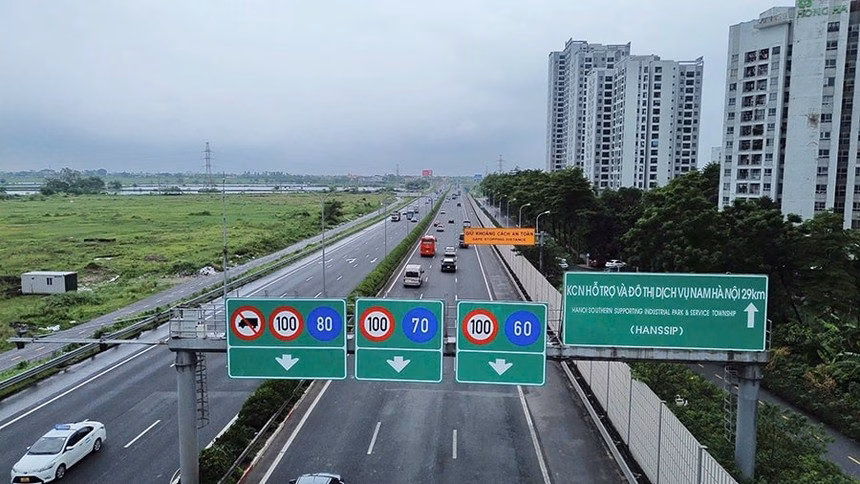 Hình ảnh thực tế tuyến cao tốc Pháp Vân - Cầu Giẽ do Công ty Phương Thành vận hành, hiện đang được nghiên cứu mở rộng quy mô để đáp ứng nhu cầu vận tải.
