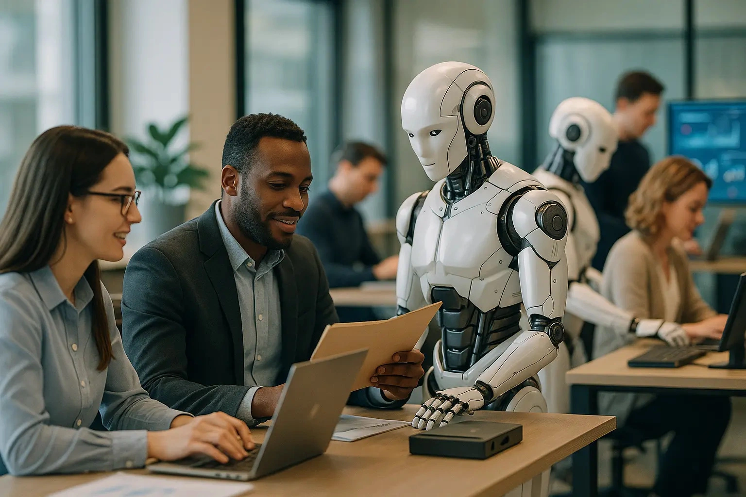 AI hiện tại đóng vai trò hỗ trợ nhiều hơn là thay thế hoàn toàn một vị trí công việc cụ thể (Ảnh: A.S.).